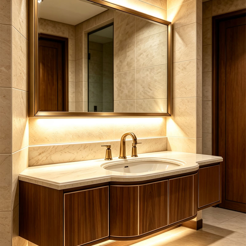 Hotel Wall-Mounted Vanity Unit