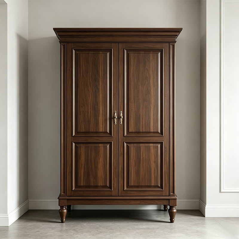 American Presidential Mansion Wooden Wardrobe