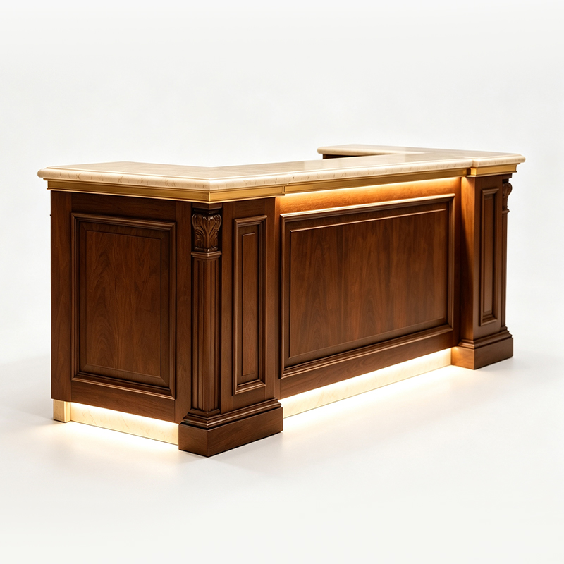 Classic Hotel Reception Desk
